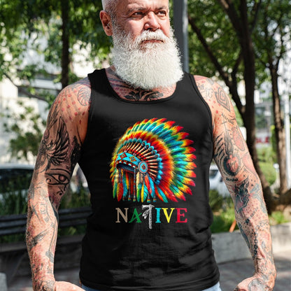 Native American T-Shirts, Vintage Native American Unisex T-Shirt/Hoodie/Sweatshirt HLT00 - Native American Indian Day Pride Indigenous Cherokee Costume
