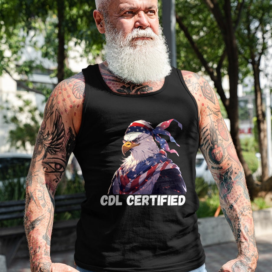 Gift for Dad Shirt, Funny Dad Unisex T-Shirt/Hoodie/Sweatshirt HLT00 – CDL Certified Truck T-Shirt - CDL Trucker Driver Operator T-Shirt