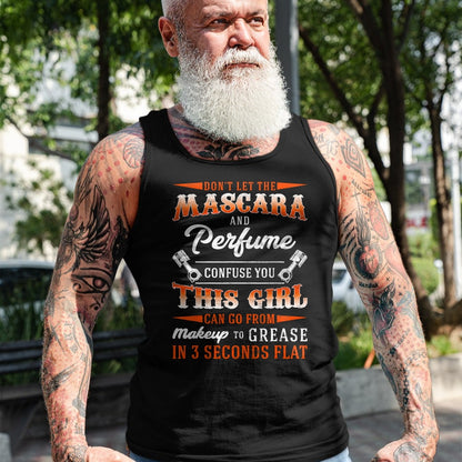 Best Mechanic Life Shirt, Funny Mechanic UnisexT-Shirt/Hoodie/Sweatshirt HLT00 - Mascara and Perfume I'm A Female Mechanic Sarcasm Gift T-Shirt