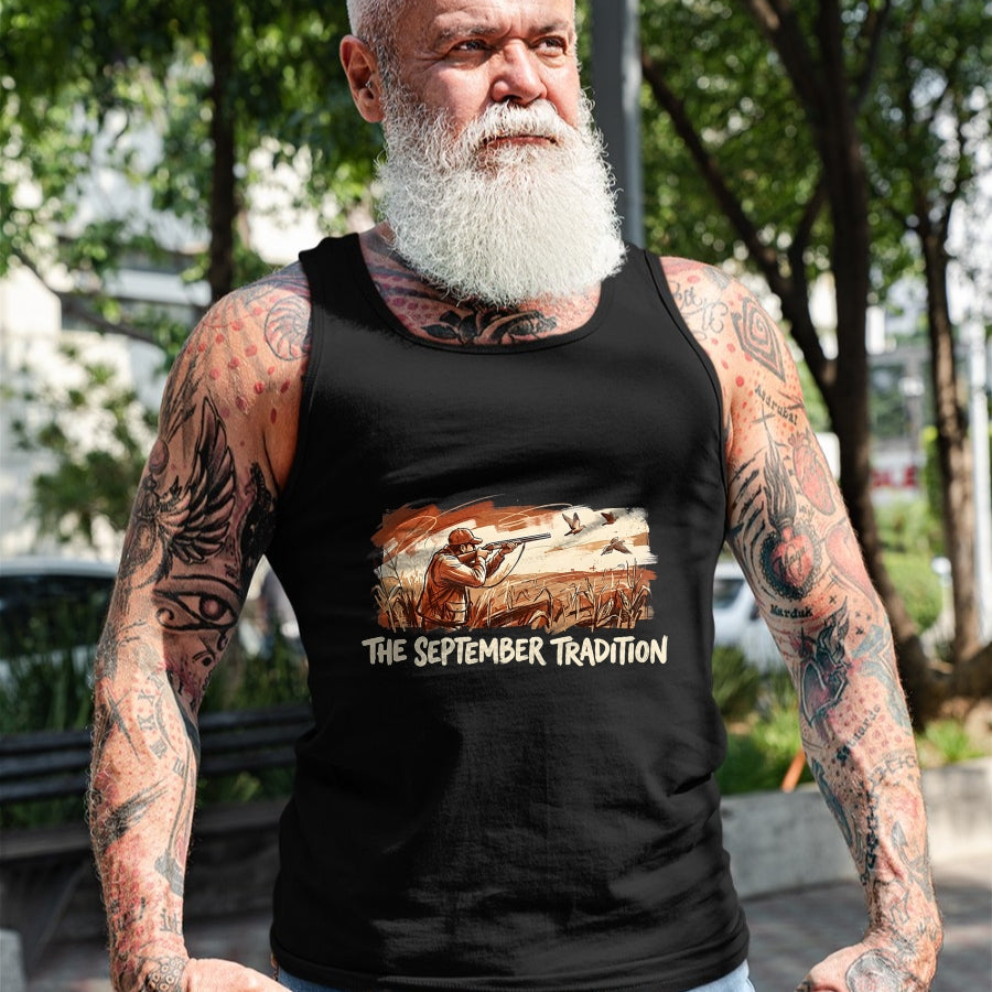 Funny Hunting Shirt, Gift For Hunting Lover Unisex T-Shirt/Hoodie/Sweatshirt HLT00 - Dove Hunting Season September Tradition Bird Hunter T-Shirt