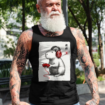 Cute Capybara Shirt, Funny Capybara Unisex T-Shirt/Hoodie/Sweatshirt HLT00 - Gamer Japanese Art Men Women Teens Kids Funny Capybara T-Shirt