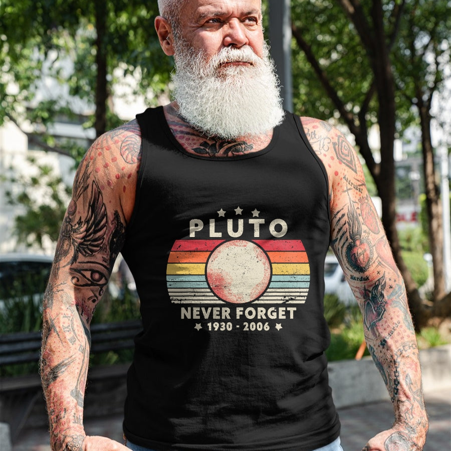 Best Wife Shirt, Wife and Husband Unisex T-Shirt/Hoodie/Sweatshirt HLT00 - Never Forget Pluto Shirt. Retro Style Funny Space Science T-Shirt