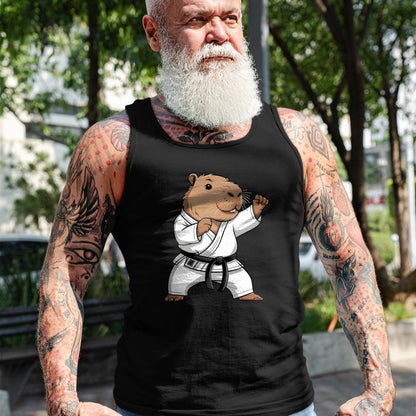 Cute Capybara Shirt, Funny Capybara Unisex T-Shirt/Hoodie/Sweatshirt HLT00 - Martial Arts Capybara Funny Karate Taekwondo Jiu Jitsu Judo T-Shirt