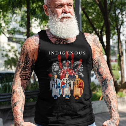 Native American T-Shirts, Vintage Native American Unisex T-Shirt/Hoodie/Sweatshirt HLT00 - Native American Indigenous Red Hand Indian Blood Themed