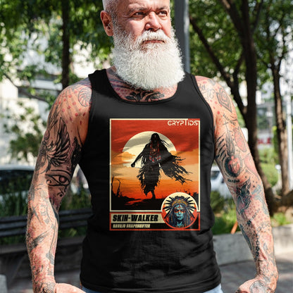 Native American T-Shirts, Vintage Native American Unisex T-Shirt/Hoodie/Sweatshirt HLT00 - Native American Folklore Cryptid Skinwalker