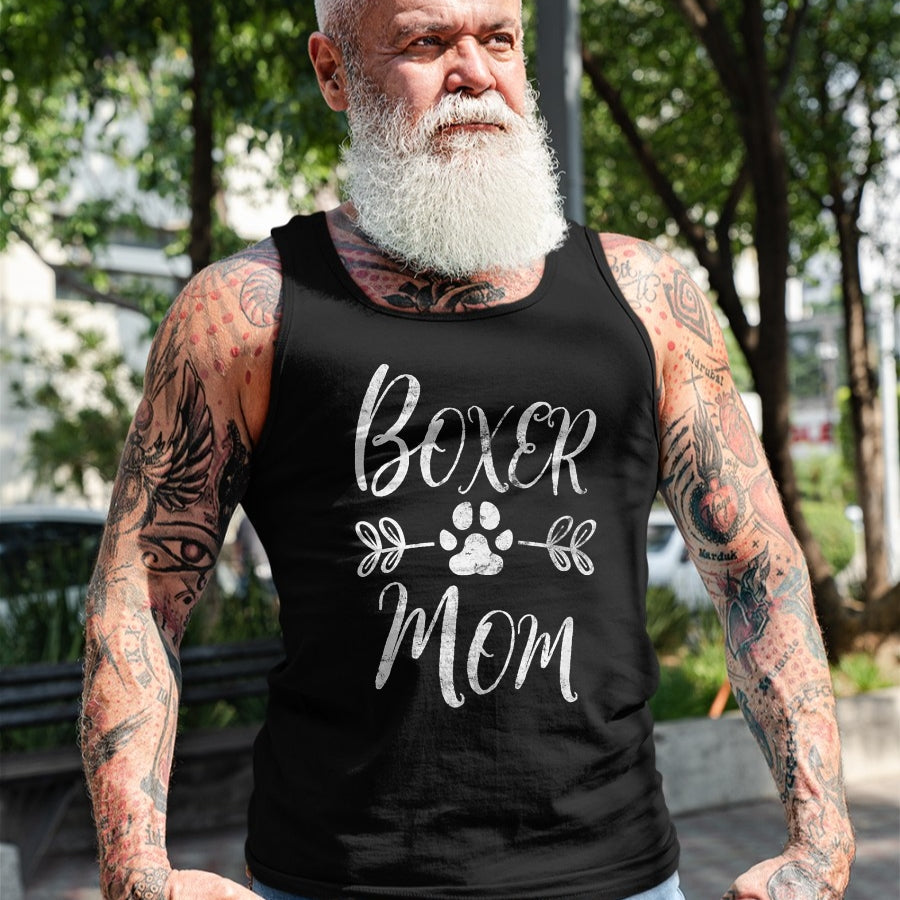 Dog Love Shirt, Dog Lover Gift T-Shirt/Hoodie/Sweatshirt HLT00 - Boxer Mom Shirt Boxer Dog Lover Owner Funny Boxer Dog Mom T-Shirt