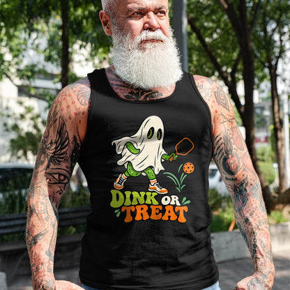 Funny Pickleball Shirt, Pickleball Lover Unisex T-Shirt/Hoodie/Sweatshirt HLT00 - Halloween Pickleball Ghost Men Women Pickleball Halloween T-Shirt