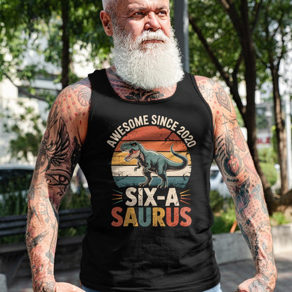 Best Dinosaur Lover Shirt, Funny Dinosaur UnisexT-Shirt/Hoodie/Sweatshirt HLT00 - 6 Year Old Dinosaur 6th Birthday Gift Trex Dino Six Saurus T-Shirt