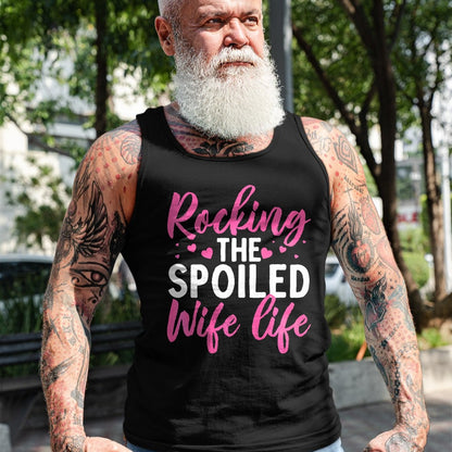 Best Wife Shirt, Wife and Husband Unisex T-Shirt/Hoodie/Sweatshirt HLT00 - Gift for wife T shirt, spoiled wife   Funny Spoiled Wife Art For Women Girls Husband Spoiled Wife Pr (31)