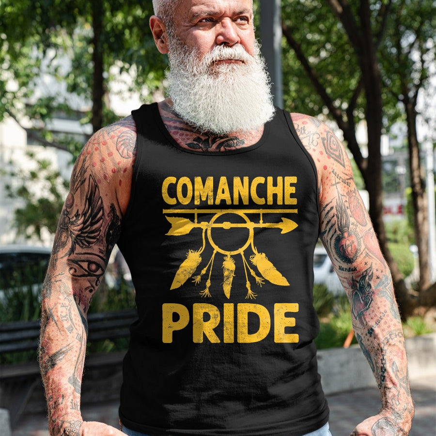 Native American T-Shirts, Vintage Native American Unisex T-Shirt/Hoodie/Sweatshirt HLT00 - comanche Pride Native American vintage Gift Men Women