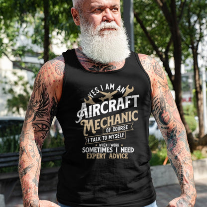 Best Mechanic Life Shirt, Funny Mechanic UnisexT-Shirt/Hoodie/Sweatshirt HLT00 - Yes I Am an Aircraft Mechanic - Airplane Aviation Technician T-Shirt
