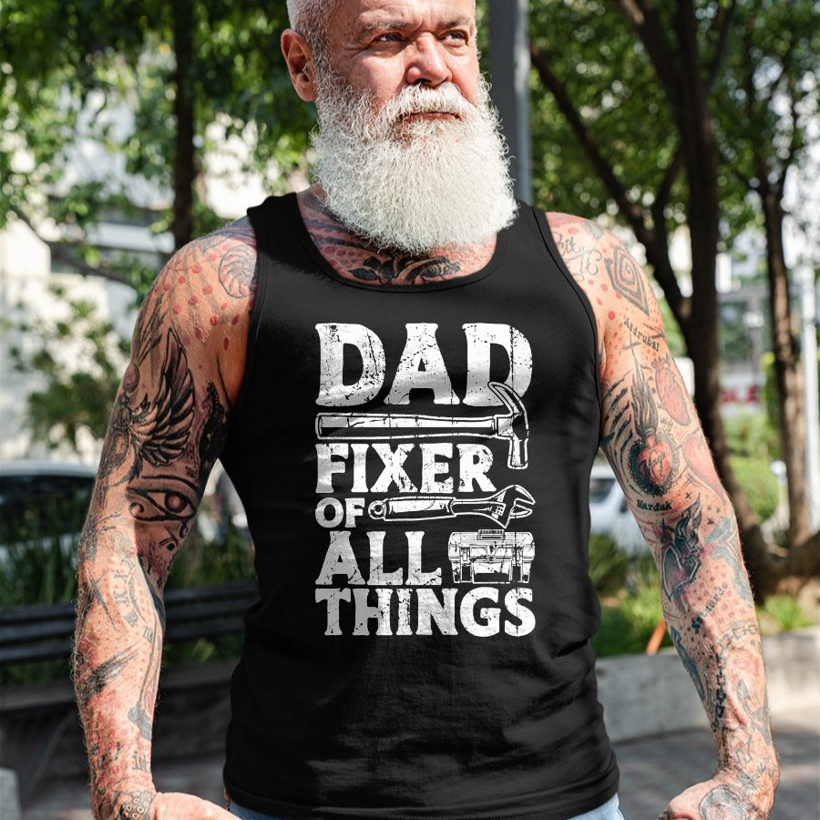 Best Mechanic Life Shirt, Funny Mechanic UnisexT-Shirt/Hoodie/Sweatshirt HLT00 - Dad Fixes Everything Handyman Dad Accessories for Men Fixer T-Shirt