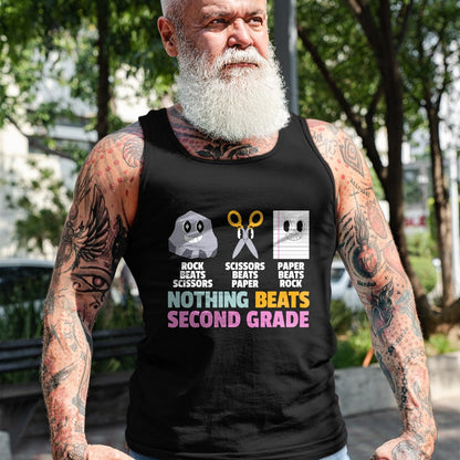 Best Teacher Shirt, Funny Teacher UnisexT-Shirt/Hoodie/Sweatshirt HLT00 - Nothing Beats 2nd Second Grade Back to School Teacher Kids T-Shirt