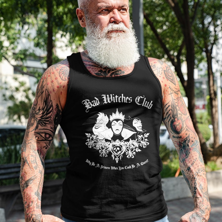 Best Wife Shirt, Wife and Husband Unisex T-Shirt/Hoodie/Sweatshirt HLT00 - Disney Villains Bad Witches Club Group Shot Vintage T-Shirt