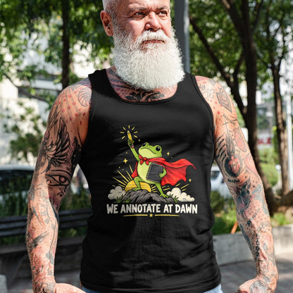Best Teacher Shirt, Funny Teacher UnisexT-Shirt/Hoodie/Sweatshirt HLT00 - We Annotate At Dawn Frog English Teacher Back to School T-Shirt