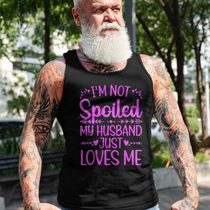 Best Wife Shirt, Wife and Husband Unisex T-Shirt/Hoodie/Sweatshirt HLT00 - Gift for wife T shirt, spoiled wife   Funny Spoiled Wife Art For Women Girls Husband Spoiled Wife Lo (1)