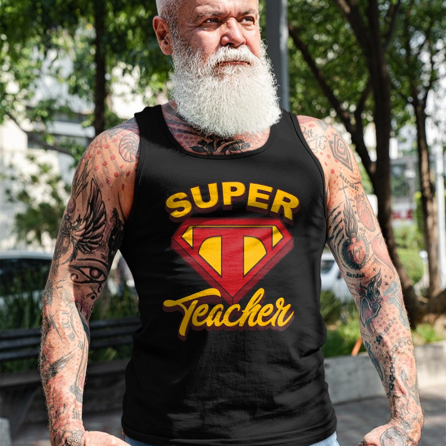 Best Teacher Shirt, Funny Teacher UnisexT-Shirt/Hoodie/Sweatshirt HLT00 - Superteacher Superhero Funny Teacher T-Shirt