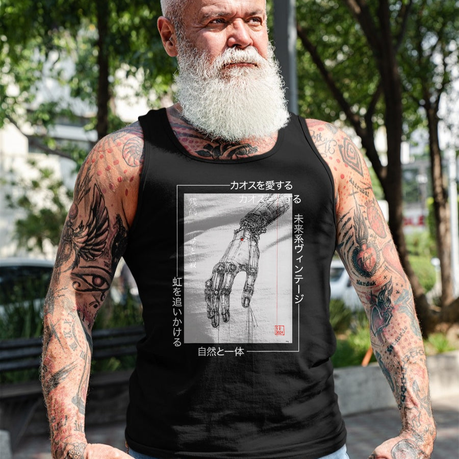 Best Mechanic Life Shirt, Funny Mechanic UnisexT-Shirt/Hoodie/Sweatshirt HLT00 - Futuristic Cyberpunk Hand - Japanese Streetwear Aesthetic T-Shirt