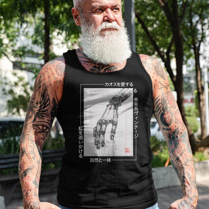 Best Mechanic Life Shirt, Funny Mechanic UnisexT-Shirt/Hoodie/Sweatshirt HLT00 - Futuristic Cyberpunk Hand - Japanese Streetwear Aesthetic T-Shirt