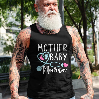 Funny Nurse Shirt, Nurse Unisex T-Shirt/Hoodie/Sweatshirt HLT00 - Postpartum Mother Baby Nurse Mom Baby Postpartum Nursing T-Shirt