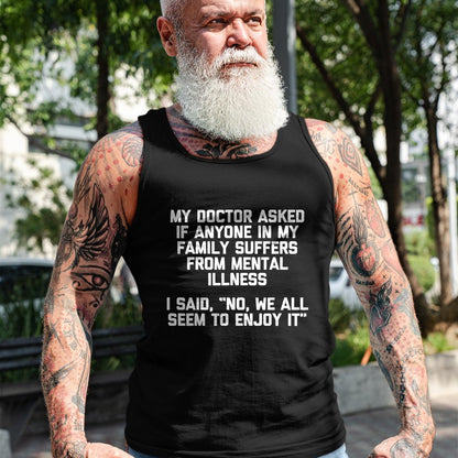 Best Doctor Shirt, Funny Doctor UnisexT-Shirt/Hoodie/Sweatshirt HLT00 - My Doctor Asked If Anyone in My Family Suffers T-Shirt