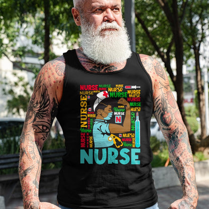 Funny Nurse Shirt, Nurse Unisex T-Shirt/Hoodie/Sweatshirt HLT00 - Womens Dy Black Nurse 2020 Costume Black History Month Gifts T-Shirt