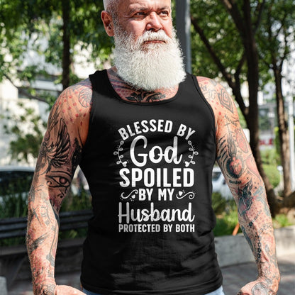 Best Wife Shirt, Wife and Husband Unisex T-Shirt/Hoodie/Sweatshirt HLT00 - Gift for wife T shirt, spoiled wife   Funny Spoiled Wife Art For Women Girls Husband Spoiled Wife Pr (11)