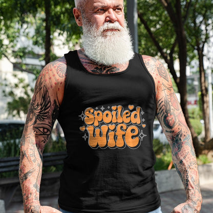 Best Wife Shirt, Wife and Husband Unisex T-Shirt/Hoodie/Sweatshirt HLT00 - Gift for wife T shirt, spoiled wife   Spoiled Wife Premium T-Shirt