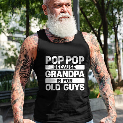 Best Grandpa Shirt, Proud Grandpa Unisex T-Shirt/Hoodie/Sweatshirt HLT00 - Pop Pop Art For Grandpa From Grandkids Father's Day Pop Pop T-Shirt