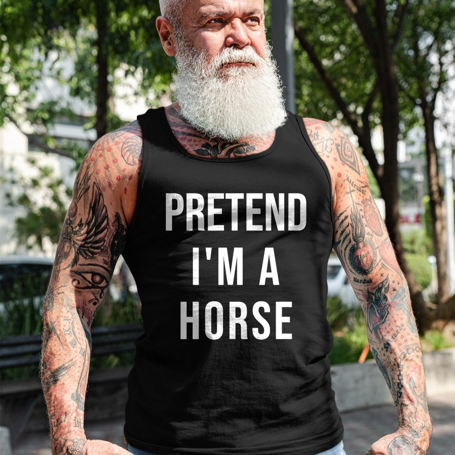 Best Horse Lover Shirt , Funny Horse UnisexT-Shirt/Hoodie/Sweatshirt HLT00 - Lazy Halloween Pretend I_m A Horse Costume Funny Party T-Shirt