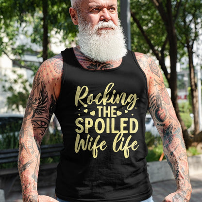 Best Wife Shirt, Wife and Husband Unisex T-Shirt/Hoodie/Sweatshirt HLT00 - Gift for wife T shirt, spoiled wife   Funny Spoiled Wife Art For Women Girls Husband Spoiled Wife Pr (7)