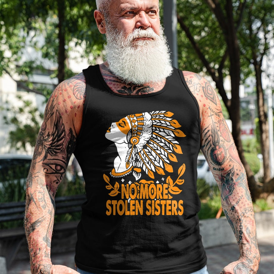 Native American T-Shirts, Vintage Native American Unisex T-Shirt/Hoodie/Sweatshirt HLT00 - Native American No More Stolen Sisters MMIW