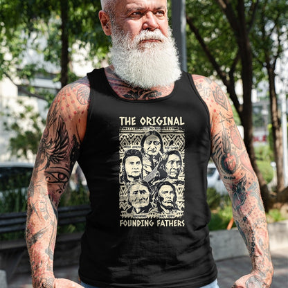 Native American T-Shirts, Vintage Native American Unisex T-Shirt/Hoodie/Sweatshirt HLT00 - Original Founding Fathers Native American Tribe