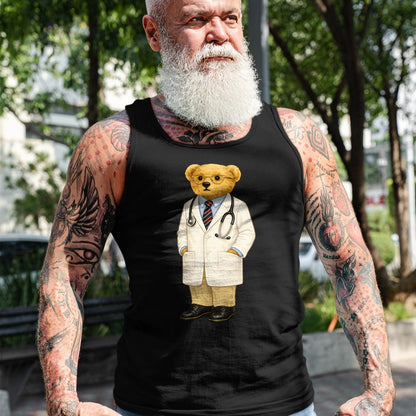 Best Doctor Shirt, Funny Doctor UnisexT-Shirt/Hoodie/Sweatshirt HLT00 - Gift for Doctor Bear with Glasses Teddy T-Shirt