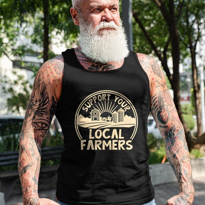 Best Farmer Life Shirt, Funny Farmer UnisexT-Shirt/Hoodie/Sweatshirt HLT00 - Support Your Local Farmers Design T-Shirt