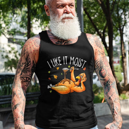 Best Thanksgiving Family Shirt , Funny Thanksgiving UnisexT-Shirt/Hoodie/Sweatshirt HLT00 - Turkey Thanksgiving Shirts for Men Women I Like It Moist T-Shirt