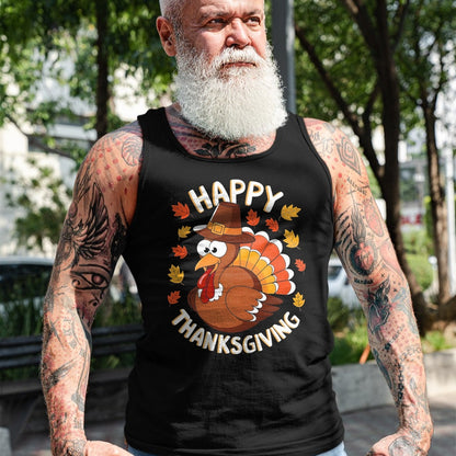Best Thanksgiving Family Shirt , Funny Thanksgiving UnisexT-Shirt/Hoodie/Sweatshirt HLT00 - Happy Thanksgiving Funny Turkey Family Dinner Thanksgiving T-Shirt, Men, Black, 3X-Large