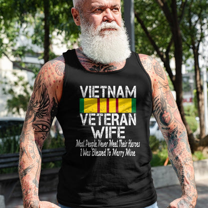Proud Veteran Shirt, Funny Veteran UnisexT-Shirt/Hoodie/Sweatshirt HLT00 - Vietnam Veteran Wife Military Vet Spouse Retro Look T-Shirt