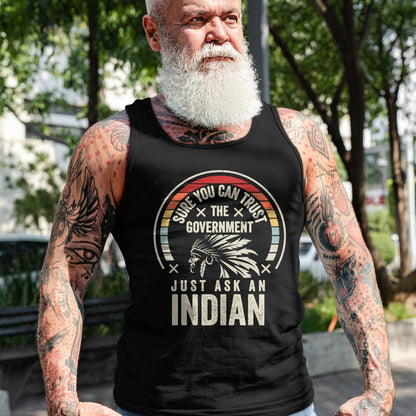 Native American T-Shirts, Vintage Native American Unisex T-Shirt/Hoodie/Sweatshirt HLT00 - Retro Vintage Native American Trust Government