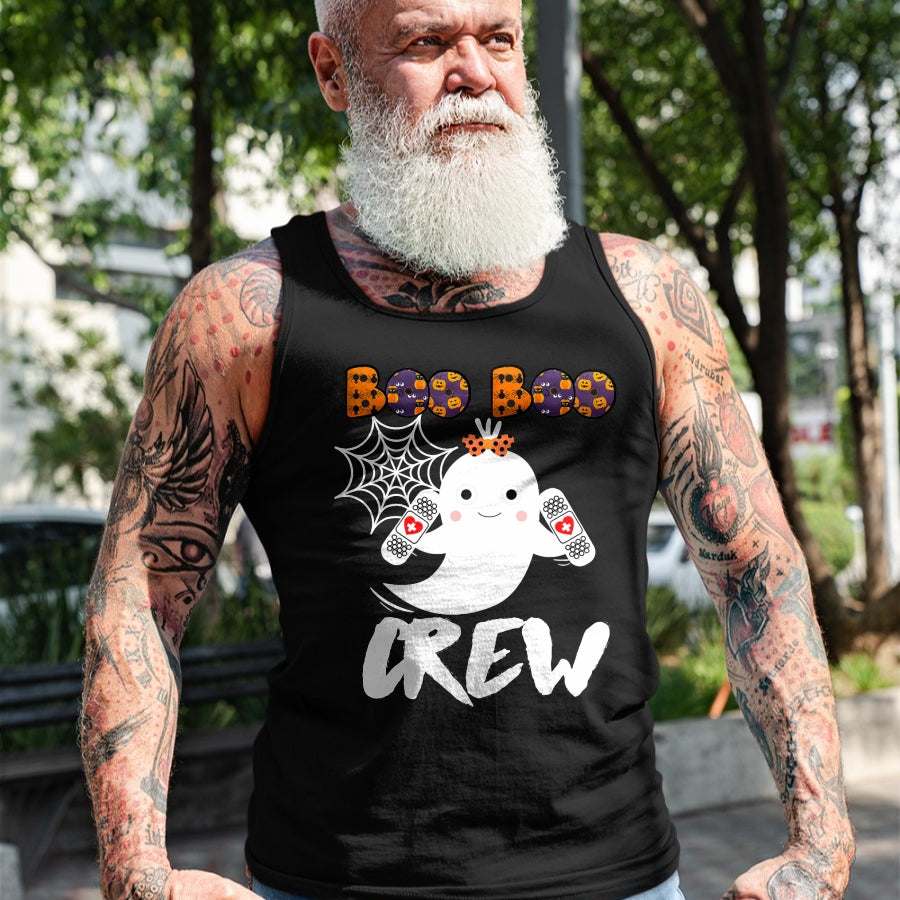 Funny Nurse Shirt, Nurse Unisex T-Shirt/Hoodie/Sweatshirt HLT00 - Boo Boo Crew Nurse Shirt Funny Halloween Costume Fun Gift T-Shirt (1)