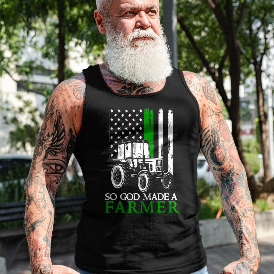 Best Farmer Life Shirt, Funny Farmer UnisexT-Shirt/Hoodie/Sweatshirt HLT00 - So God Made A Farmer, Farming Farmer T-Shirt (4)