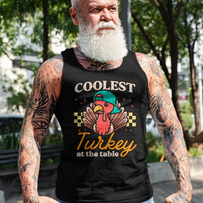 Best Thanksgiving Family Shirt , Funny Thanksgiving UnisexT-Shirt/Hoodie/Sweatshirt HLT00 - Thanksgiving Coolest Turkey At Table Boys Kids Toddler Youth T-Shirt