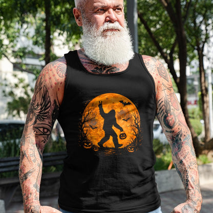 Best Thanksgiving Family Shirt , Funny Thanksgiving UnisexT-Shirt/Hoodie/Sweatshirt HLT00 - Spooky Halloween Bigfoot Pumpkin Funny Halloween Sasquatch T-Shirt