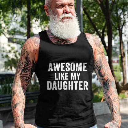 Best Wife Shirt, Wife and Husband Unisex T-Shirt/Hoodie/Sweatshirt HLT00 - Awesome Like My Daughter Funny Father’s Day Humor Proud Dad T-Shirt