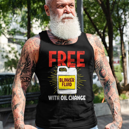 Best Mechanic Life Shirt, Funny Mechanic UnisexT-Shirt/Hoodie/Sweatshirt HLT00 - Free Blinker Fluid With Oil Change Funny Auto Mechanic T-Shirt