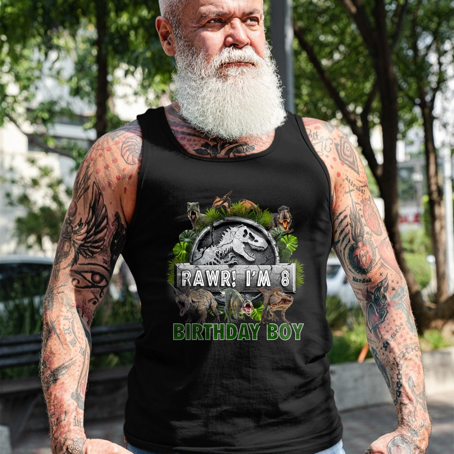 Best Dinosaur Lover Shirt, Funny Dinosaur UnisexT-Shirt/Hoodie/Sweatshirt HLT00 - Kids 8 Years Old Shirt 8th Birthday Boy T Rex Dinosaur T-Shirt