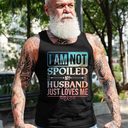 Best Wife Shirt, Wife and Husband Unisex T-Shirt/Hoodie/Sweatshirt HLT00 - Gift for wife T shirt, spoiled wife   Funny Spoiled Wife Art For Women Girls Husband Spoiled Wife Pr (25)