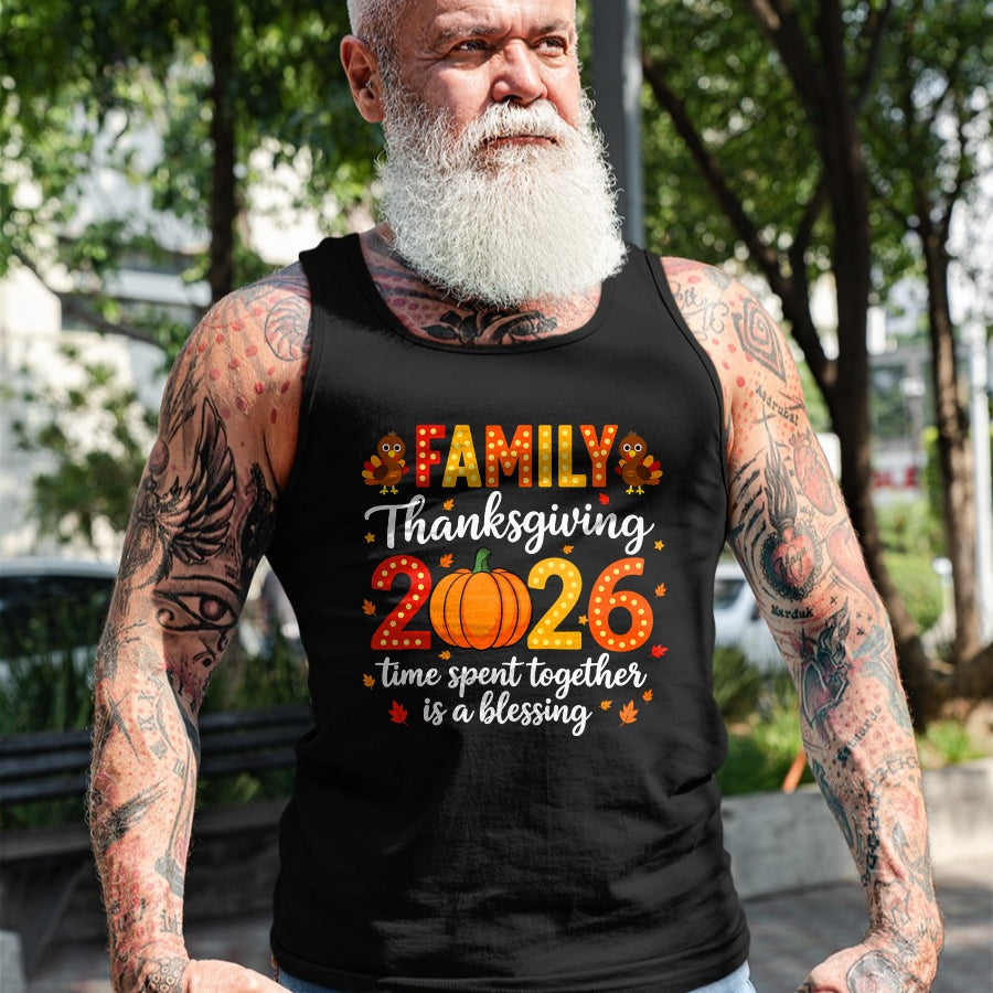 Best Thanksgiving Family Shirt , Funny Thanksgiving UnisexT-Shirt/Hoodie/Sweatshirt HLT00 - Family Thanksgiving 2026 Thanksgiving Crew Turkey Matching T-Shirt (3)