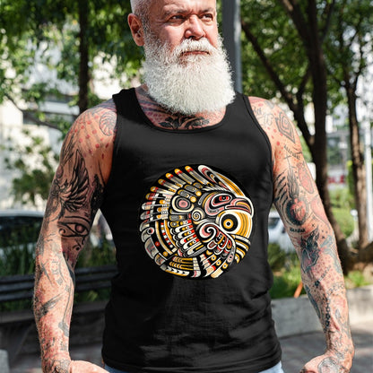 Native American T-Shirts, Vintage Native American Unisex T-Shirt/Hoodie/Sweatshirt HLT00 - Thunderbird Native American Tribal Art (4)