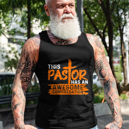 Best Wife Shirt, Wife and Husband Unisex T-Shirt/Hoodie/Sweatshirt HLT00 - Funny Pastor Appreciation Gift Men Christian Church Priest T-Shirt